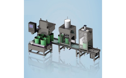 paint filling machine caps feeding press capping line